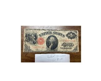 https://www.agesagoestatesales.com/product/lrm8322-1917-1-one-dollar-bill-saw-buck-legal-tender-red-seal-note/160	LRM8322 - 1917 $1 ONE DOLLAR Bill "Saw Buck" Legal Tender Red Seal Note			 $114.00 
