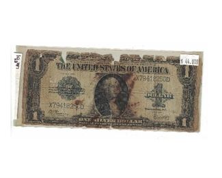 https://www.agesagoestatesales.com/product/lrm8401-us-one-1923-horse-blank-large-note-fr238-woods-white/134	LRM8401 US One 1923 Horse Blank Large Note FR238 Woods White			 $44.00 
