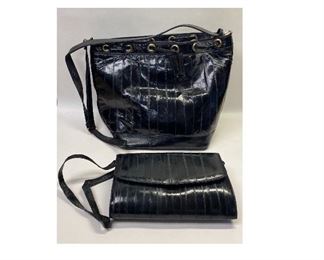 https://www.agesagoestatesales.com/product/om1012-lot-of-4-evening-formal-wear-purses/177	OM1014 LOT OF 2 BLACK EELSKIN PURSES 		BIN	29.99
