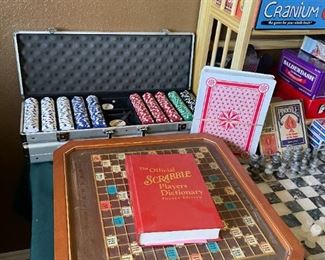 Franklin Mint Collectors Edition Scrabble Game with 24K gold plated letters