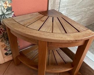 Teak Shower Bench