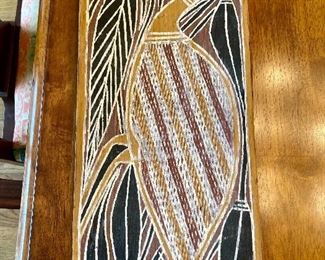 Australia aboriginal bark painting
