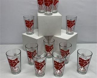 Lot 083
Lot of 12 Ohio Derby ThistleDown Racino Glasses 7/27/13