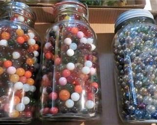 Lot 092
(3) Large Bottles of Marbles