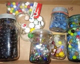 Lot 145
Large Marble Lot including Advertising Marbles