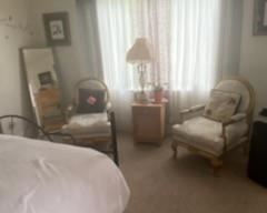 4 Creme Colored Arm Chairs