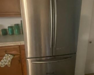 3 Door Stainless Steel Fridge 2019