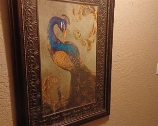 Peacock painting