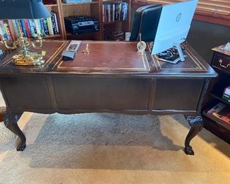 Sligh desk 60"w x 30"d x 30"h.  $90 as found