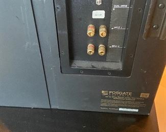 back view of the Fosgate speaker