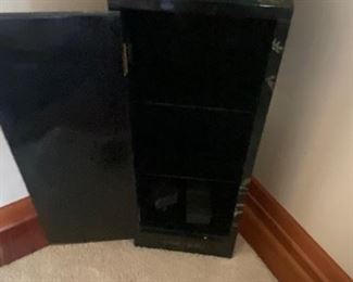 interior of the Coramandel chest - three shelves hard to see in the photo