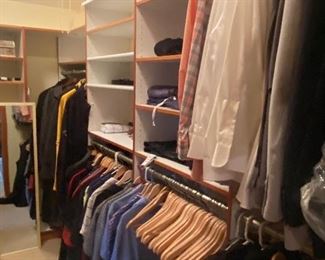 clothing for sale during in person shopping Friday and Saturday