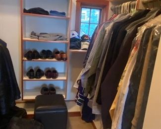 for sale during in person shopping Friday and Saturday clothing include Burberry coat, cashmere coat and more name brands