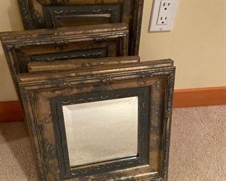 Assorted frames for sale during in-person shopping days Friday and Saturday