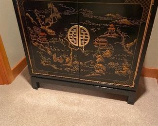 close up of the front of the chest.