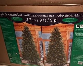 9 ft artificial tree box view