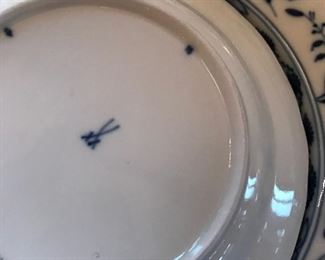 back view of the Meissen