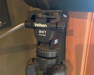 close up of telescope tripod model