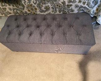 padded storage bench 46"w x 18"d x 18"h. $48 as found