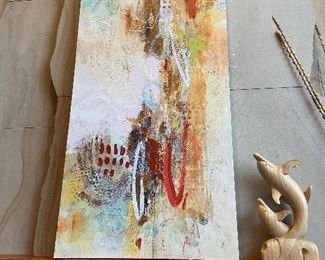 Modern abstract 35" w x 70"h $310