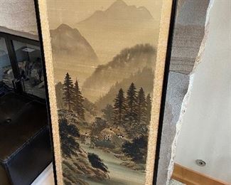 Antique Japanese screen $60