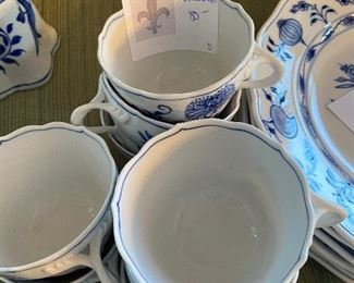 8 Meissen cups only no saucers $80 for sale in person Friday and Saturday