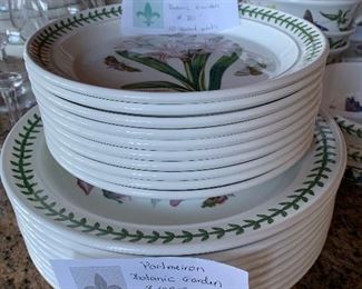 9 dinner for $108 and 10 salad plates for $80
