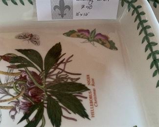 6" x 12" Portmeirion baking dish $40