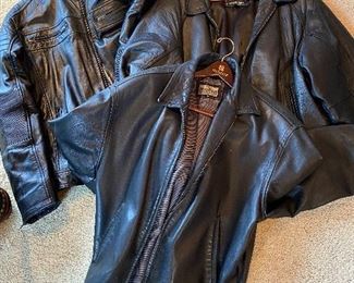 more of the leather coats for sale in person Friday and Saturday