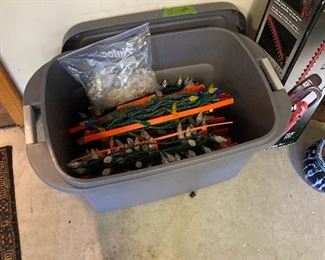 LED Christmas lights tub 