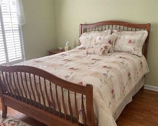 NICHOLS & STONE WOOD "FULL" SIZE  FRAME/HEADBOARD.                                                                                FULL SIZE MATTRESS (EXCELLENT CONDITION) SOLD SEPARATLEY
