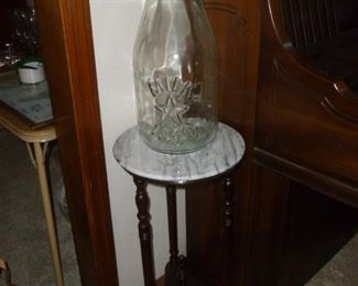 Marble top stand
