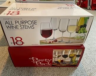 Wine Glasses New in Box