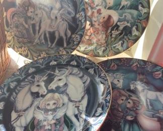 Unicorn Collectors Plates