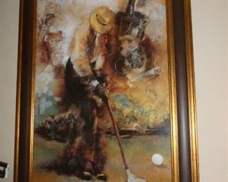 Golfing Print