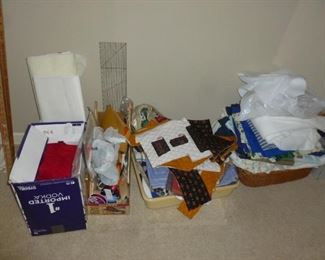 Sewing..fabric, etc.