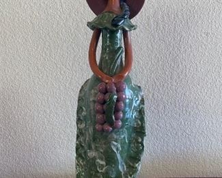 Tall, woman statuette made in Brazil