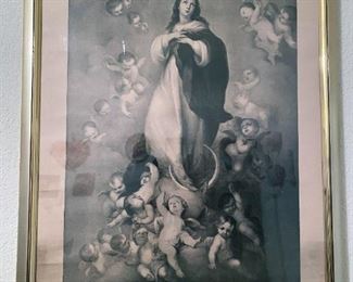 "Immaculate Conception" by Bartolome Esteban Murillo poster print
