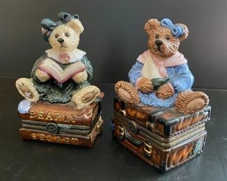 Boyds Bears and Bearware trinket boxes