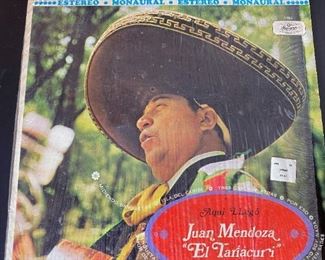 Juan Mendoza El Tariacuri -aqui Llego- 1970 Mexican Lp Ranchero (Rare)