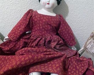 Vintage china doll (Possibly Tasha Tudor 1977)