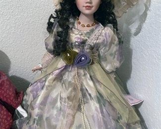 Porcelain Victorian style doll