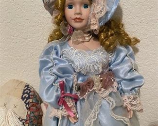 Porcelain Victorian style doll