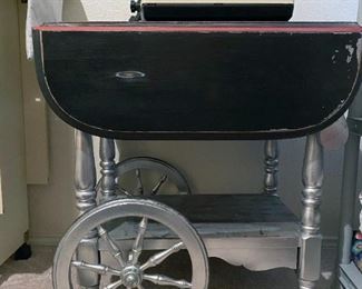 Wooden Serving Trolley / Bar Cart / Tea Cart