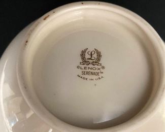 Lenox "Serenade" Bowl (makers mark)