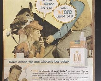 L & M Cigarettes - James Arness of Gunsmoke Advertisement (1959)