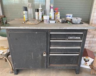 Well Loved Craftsman Work Bench / Tool Chest