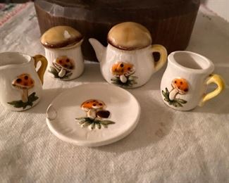 Mini Mushroom Tea Set