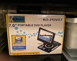 7" Konaki Portable DVD Player
