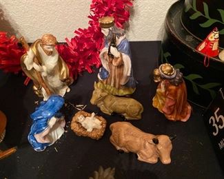 Incomplete Vintage Nativity
